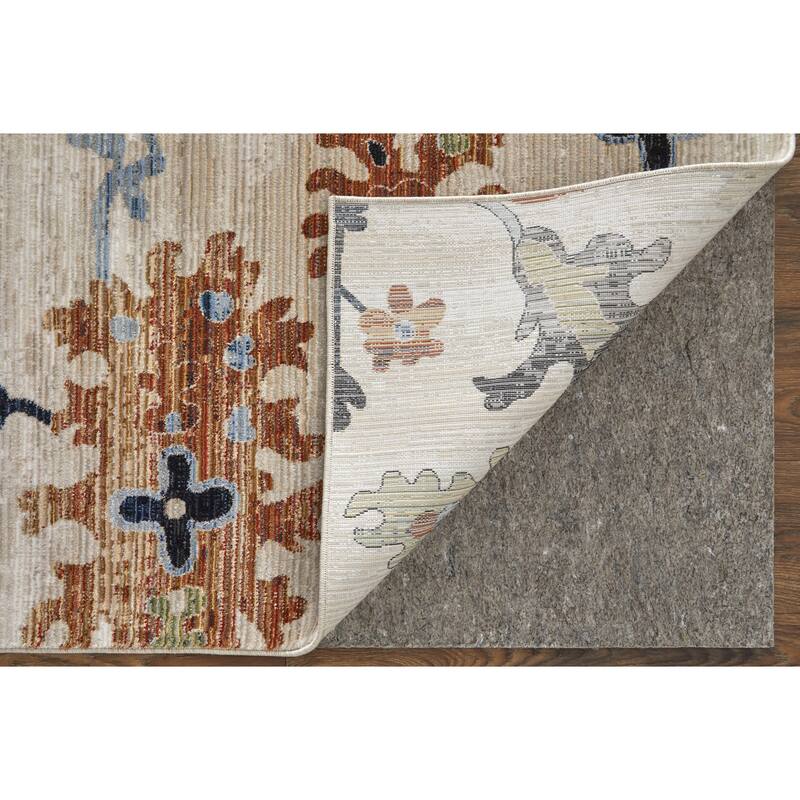 Melrose R39P1 Floral & Botanical Transitional Area Rug