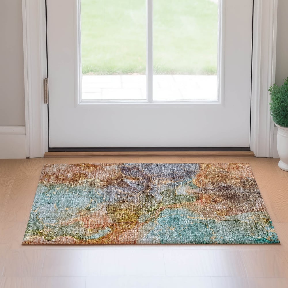 Premium Washable Super Soft Abstract Marble Mayfield Rug
