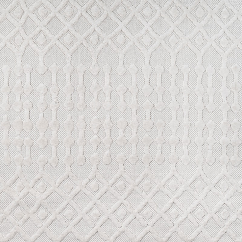 JONATHAN Y Portmany Moroccan Diamond Indoor/Outdoor Area Rug - 5' Square - Ivory