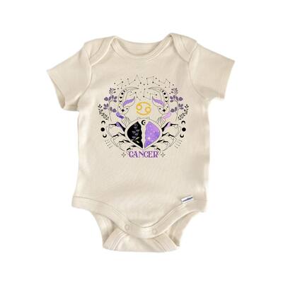 Cancer Zodiac - Baby Boy Girl Clothes Infant Bodysuit Funny Cute Newborn