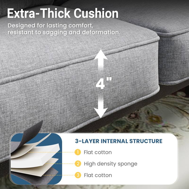 5-Person Patio Conversation Sets with Cushions