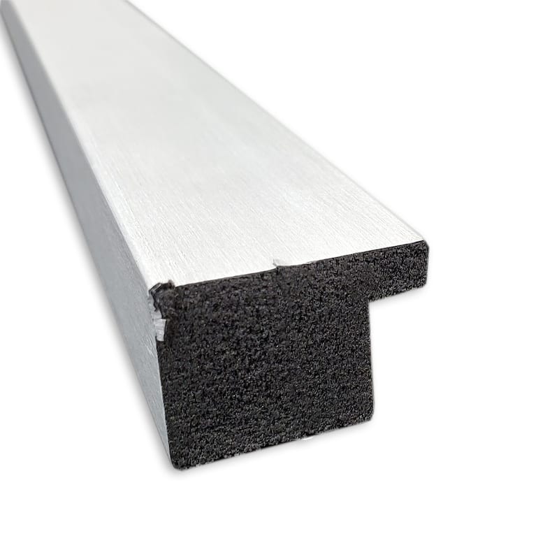 Grace Narrow Framed White Corkboard Bulletin Board