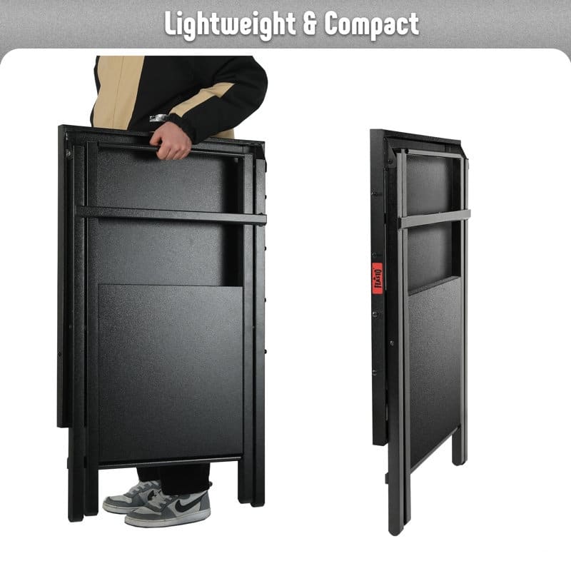 Feasto 24"x 30" Foldable Pizza Oven Stand and Food Prep Table