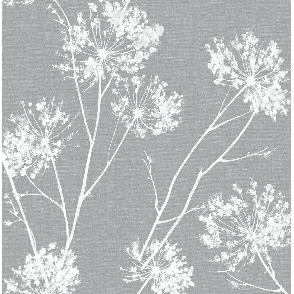 NextWall One O'Clocks Botanical Peel and Stick Removable Wallpaper
