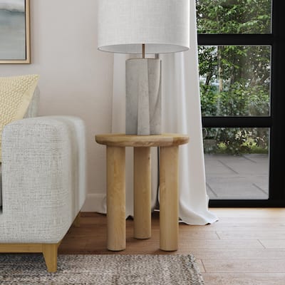 SEI Furniture Craton Solid Wood End Table