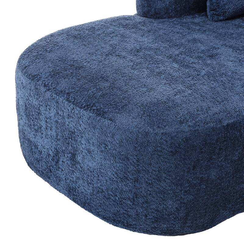 Living Room Oversized Comfy Boucle Sofa