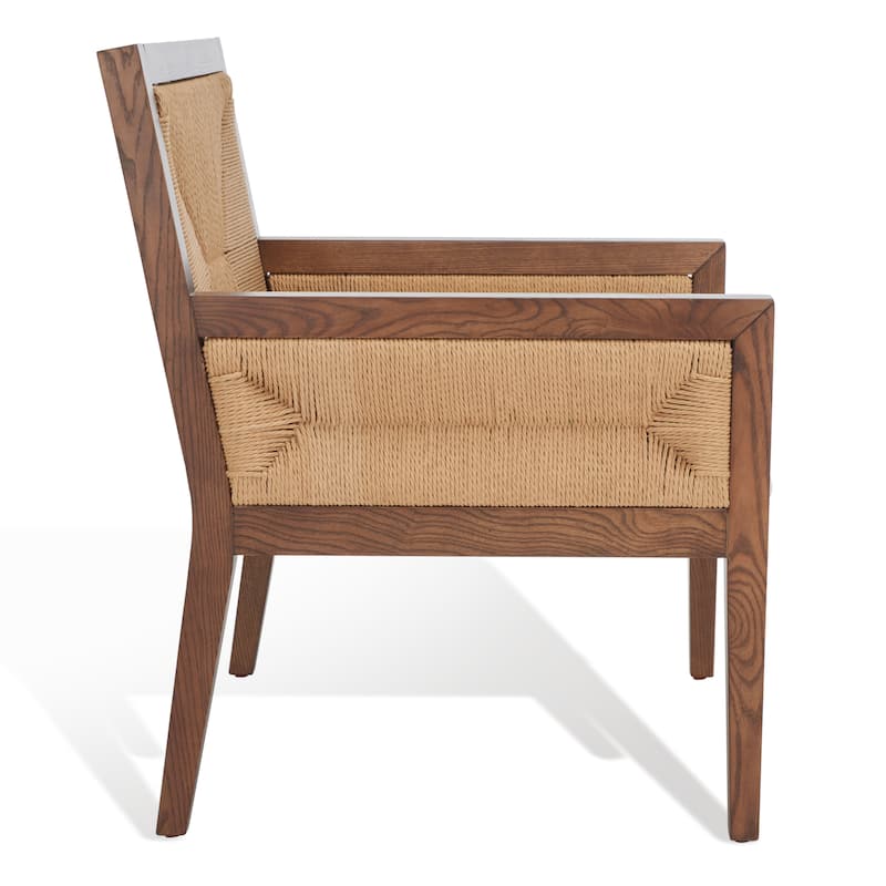 SAFAVIEH Couture Emilio Woven Accent Chair - 25 in. W x 26 in. D x 31 in. H
