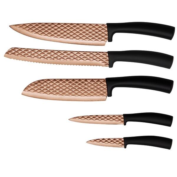 slide 2 of 4, Berlinger Haus 5-Piece Knife Set