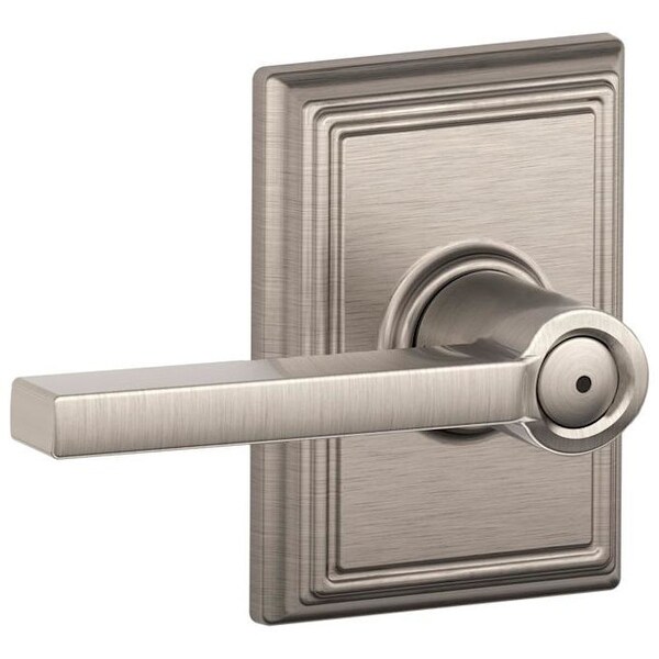 Schlage Latitude Privacy Door Lever Set with Decorative Addison