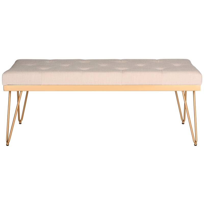 SAFAVIEH Pusa Bench - 46.8" x 19.3" x 18" - 47Wx19Dx18H