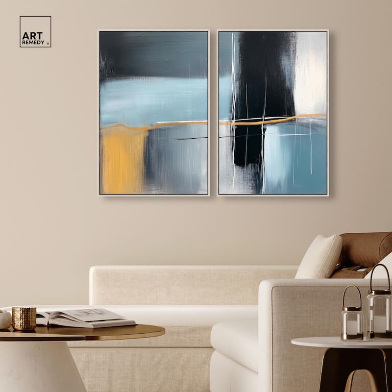 Still Cadence Canvas Set of 2 by Art Remedy