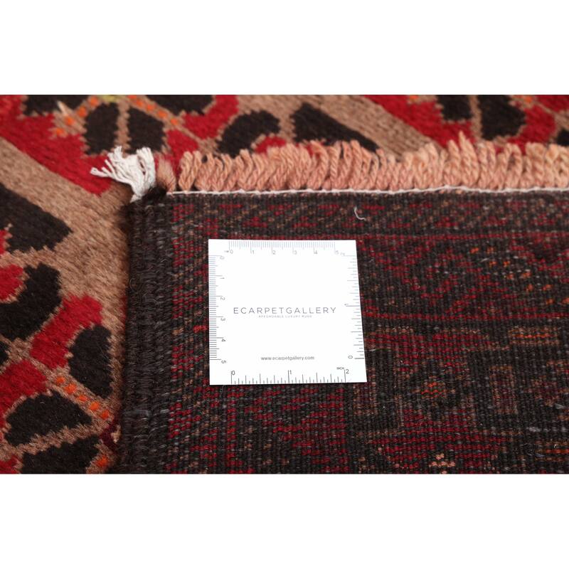 ECARPETGALLERY Hand-knotted Baluch Tan Wool Rug - 3'5 x 6'3