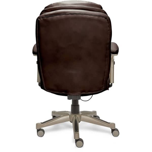 Serta Works Bonded Leather Executive Office Chair With Back In Motion Technology Overstock 18010949