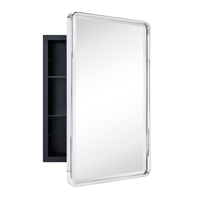 TEHOME Eldee Rectangle Metal Framed Bathroom Medicine Cabinet