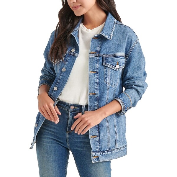lucky brand jean jacket womens