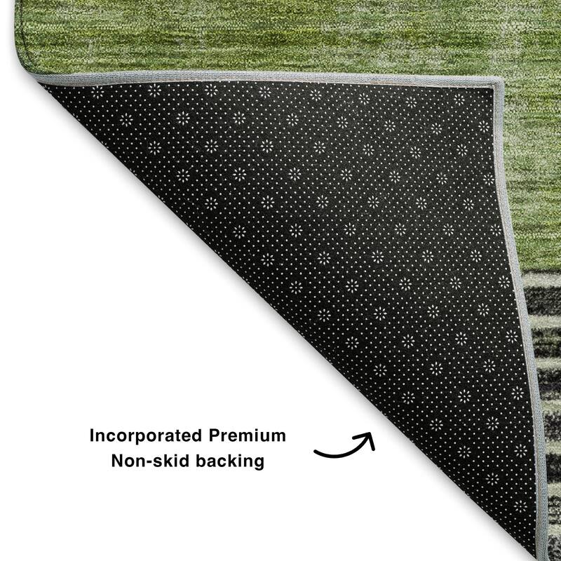 Premium Washable Super Soft Geo Global Mayfield Rug