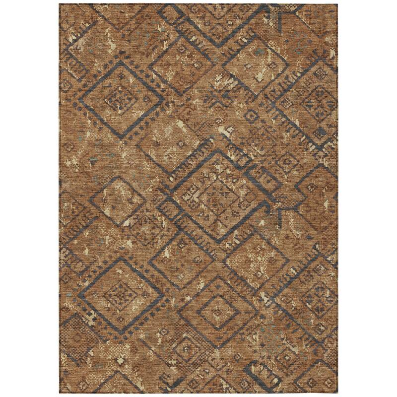 Machine Washable Indoor/ Outdoor Global Andes Chantille Rug