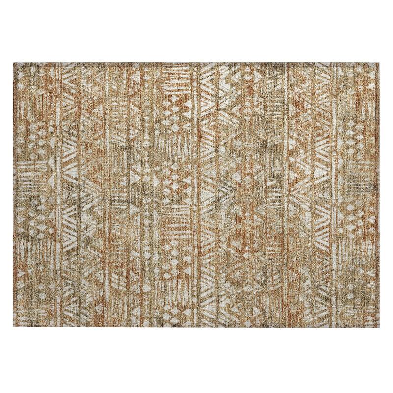 Machine Washable Indoor/ Outdoor Global Jara Chantille Rug