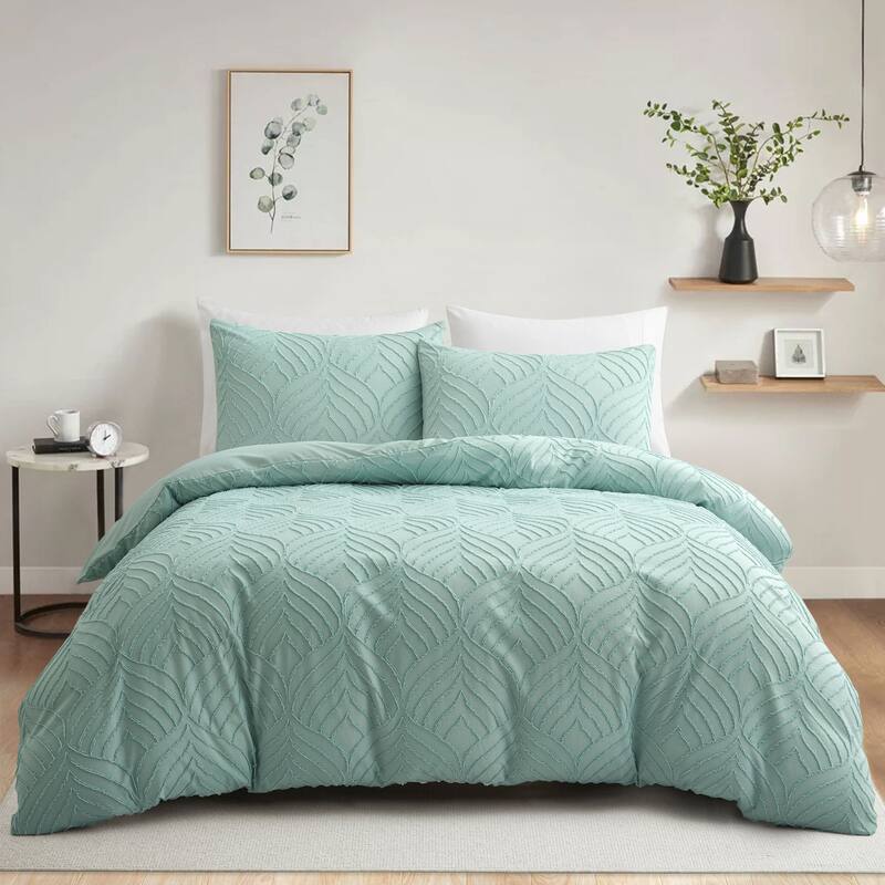 3-Piece Embroidery Duvet Cover & Pillowcase Set