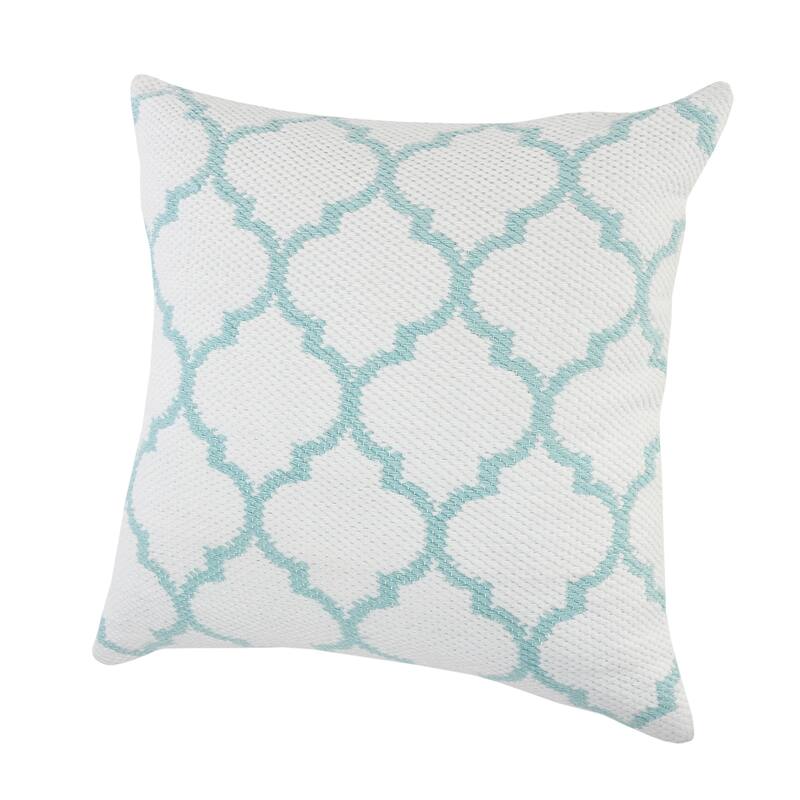 Sevita Geometric Lattice Indoor/Outdoor Throw Pillow