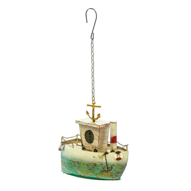 Hanging Boat Birdhouse