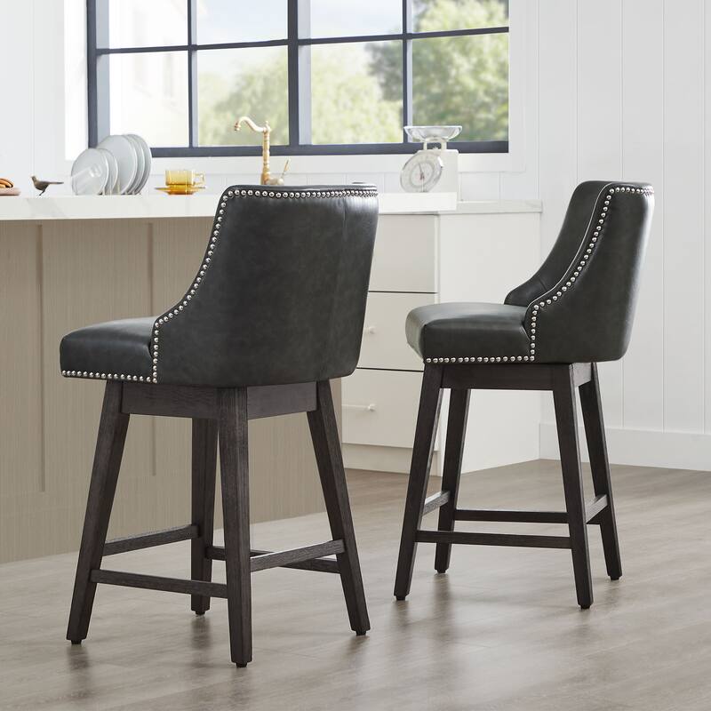 Spruce & Spring Oliver Counter Height Swivel Barstool Set