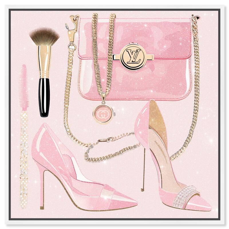 Her Favorite Choices Canvas by Art Remedy - 20" x 20" - White