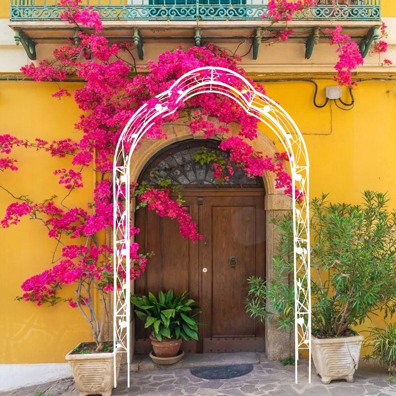 Metal Garden Arch Assemble Freely with 8 Styles Garden Arbor Trellis Climbing Plants