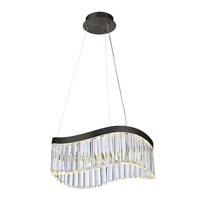 Artcraft Lily 4-Light Pendant - Brushed Brass Finish