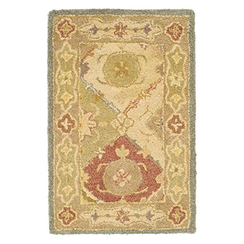 Oriental Wool Area Rug 5x8 ft - Handmade Traditional Rectangle Rug for Bedroom Living Room Dining Room - 96 x 60