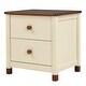 preview thumbnail 11 of 15, 3-Pieces Bedroom Sets Kids Platform Bed with Nightstand & Storage Dresser, Kids Bed with Motion Activated Night Lights, Cream