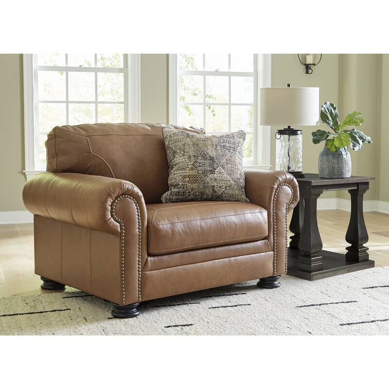 Signature Design by Ashley Carianna Brown 2-Piece Upholstery Package - 54" W x 40" D x 40" H
