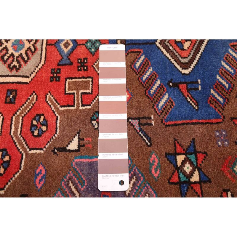 ECARPETGALLERY Hand-knotted Konya Anatolian Brown Wool Rug - 3'7 x 6'7