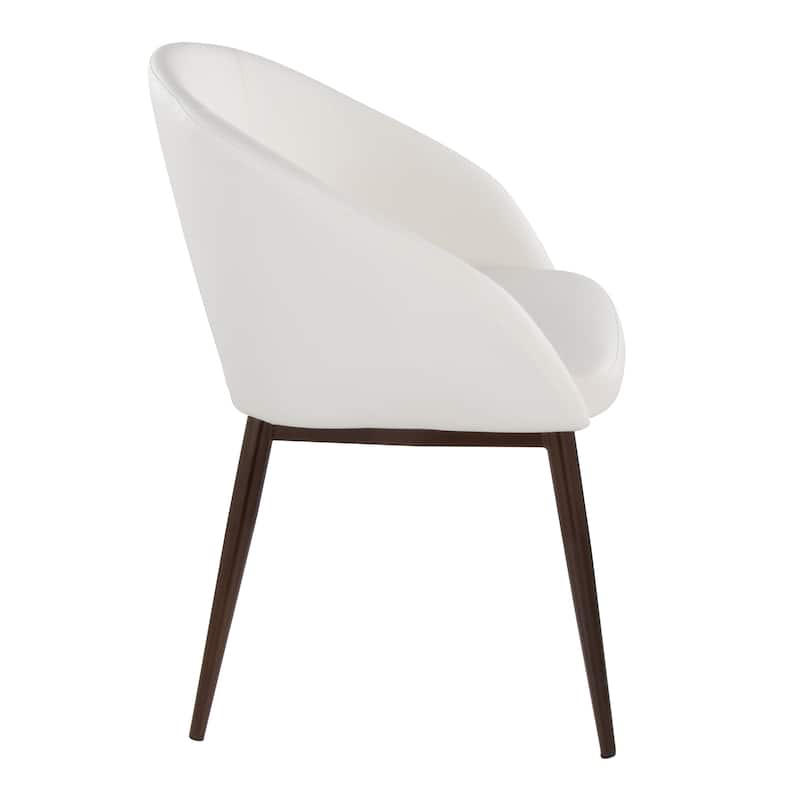 Carson Carrington Vika Upholstered Dining Chair with Copper Metal Legs