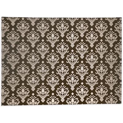 ANDOVER BROWN Bath Rug By Kavka Designs