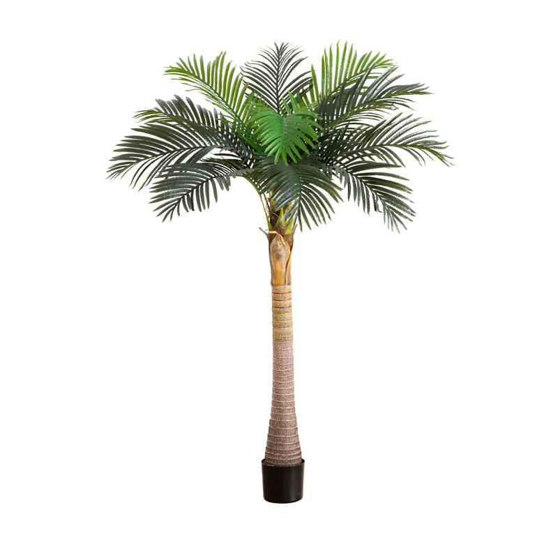 Potted Coconut Palm Artificial Tree - 6'