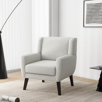 Upholstered Armchair with Wide Back Accent Chair