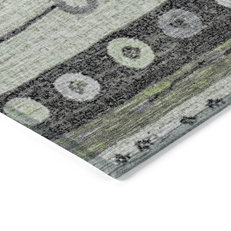 HomeRoots Striped Transitional Rectangle Outdoor Rug