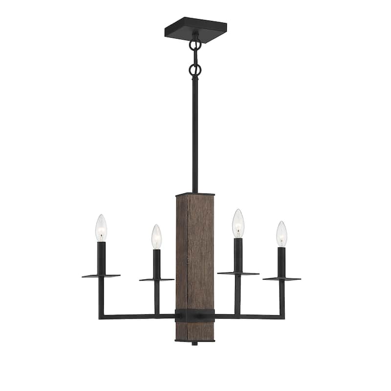 Meridian M10089 4 Light 26" Wide Taper Candle Chandelier
