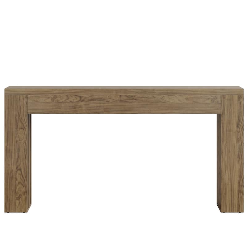 59'' Wood Console Sofa Table Behind The Couch for Entrance, Hallway