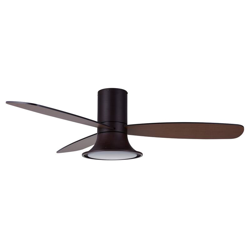 Lucci Air Flusso 52" Light with Remote Ceiling Fan - Oil Rubbed Bronze