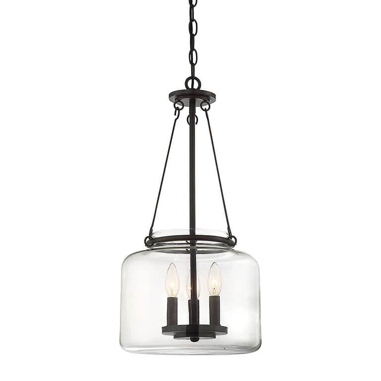 Savoy House Akron 3 Light 12" Wide Taper Candle Pendant