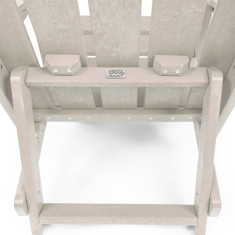 Amalfi Fully Assembled All-Weather HDPE Outdoor Folding Modern Adirondack Chair