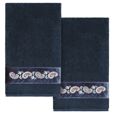 Authentic Hotel and Spa Turkish Cotton Mackenzie 2PC Bath Towel Set