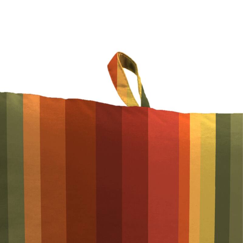 21" x 44" Outdoor Chair Cushion with Ties and Loop - 44'' L x 21'' W x 3.5'' H