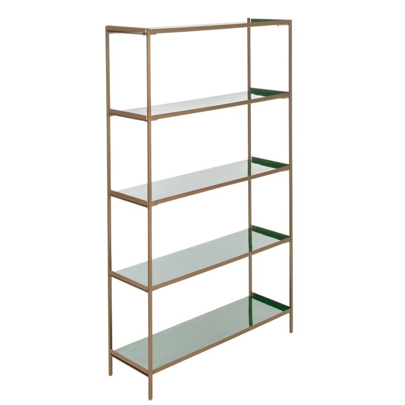 SAFAVIEH Anona 5-Tier Modern Etagere - 28" x 10" x 52" - 28Wx10Dx52H