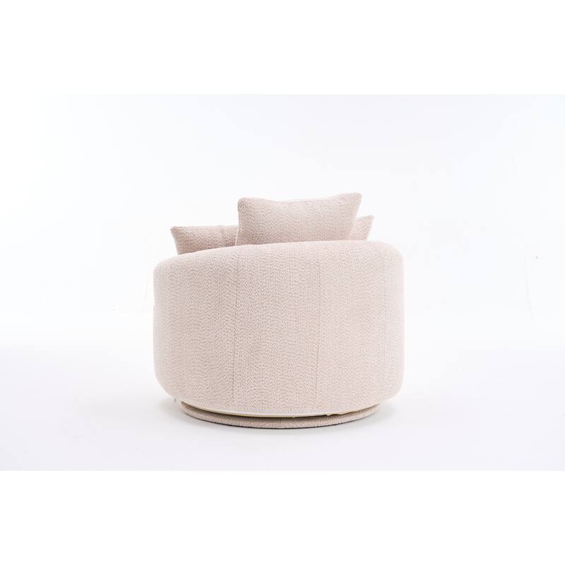 Single Seat Full Sponge Compression Swivel Chair Single Sofa