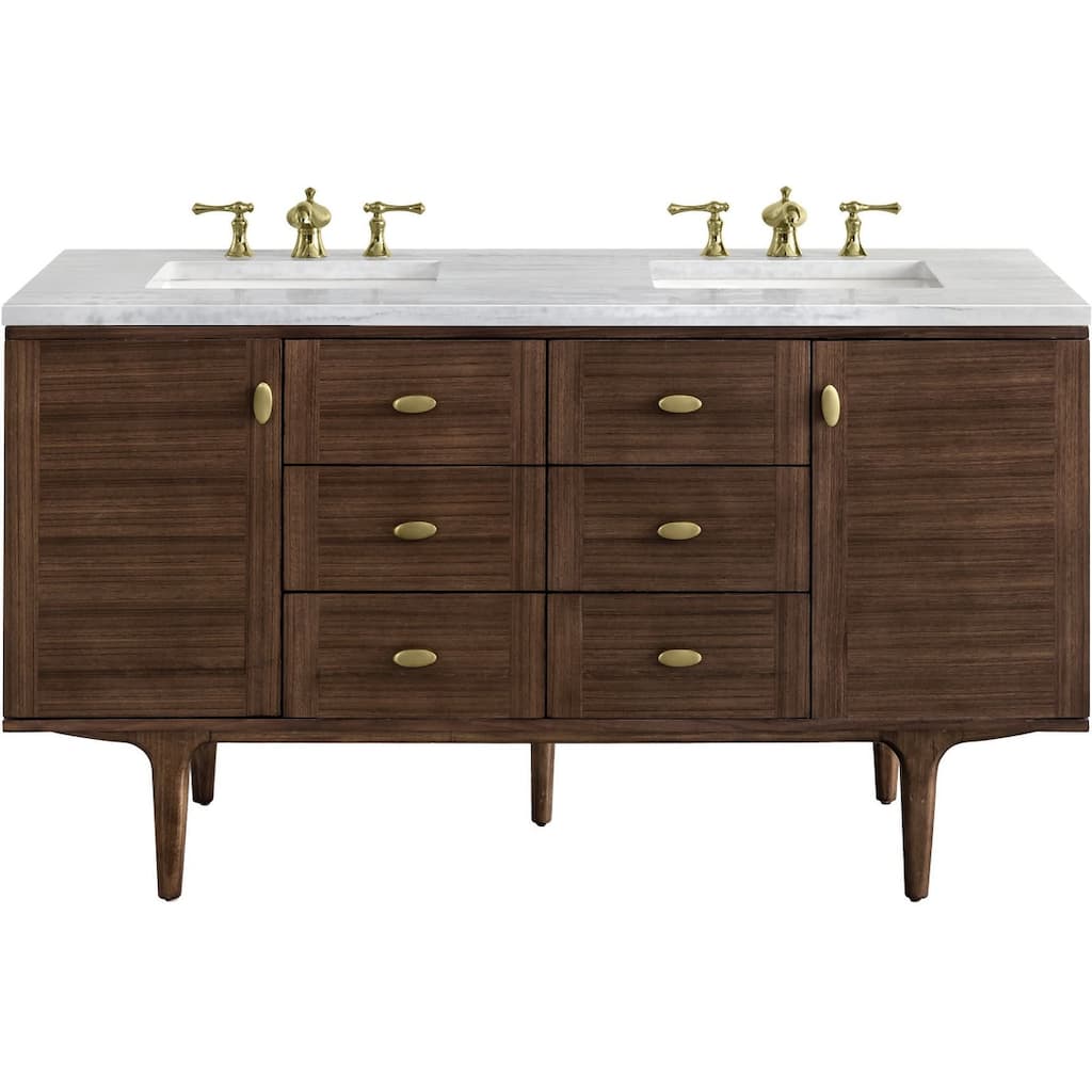 James Martin Vanities 670-V60D-3AF Amberly 60" Free Standing or Wall