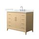 Option White Oak / Giotto Quartz Top / Brushed Nickel