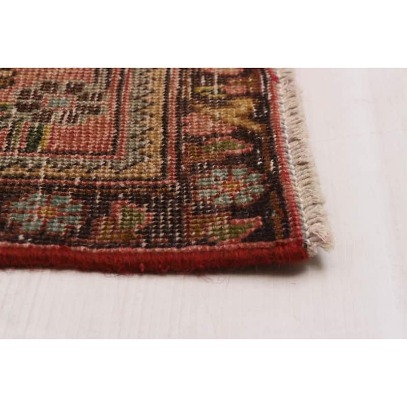ECARPETGALLERY Hand-knotted Antalya Vintage Dark Copper Wool Rug - 8'0 x 11'1
